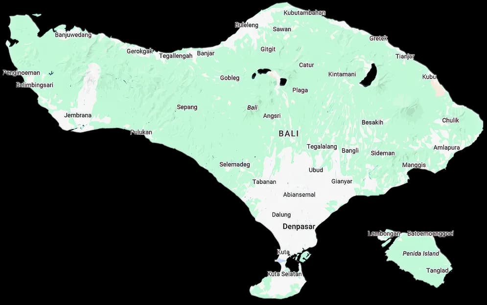 Bali Island Maps